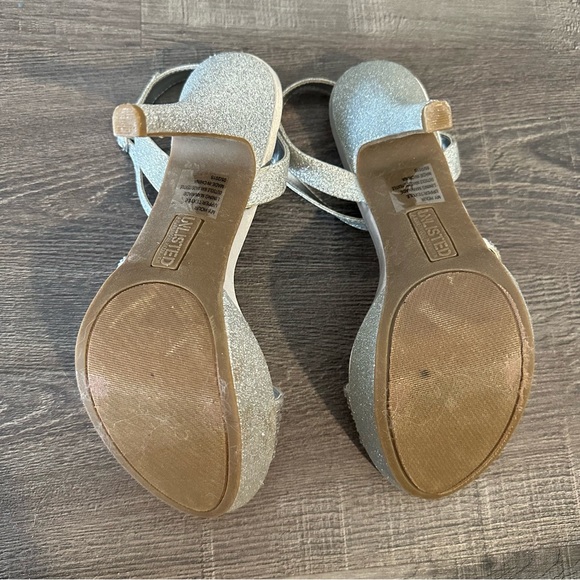 Silver Sparkly Heels - Picture 8 of 9